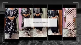 Kurti design | suit design | black and white suit dresses |✨💐🛍️