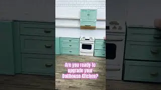 Dollhouse kitchen upgrades! #barbie #dollkitchen #dollhouse