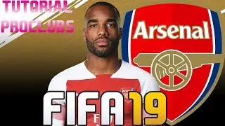 FIFA 19 - TUTORIAL FACE I Alexandre Lacazette (Arsenal FC) [Pro Clubs]