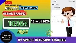 [Day-25] Live intraday directional option selling || NIFTY50 || Risk & Discipline follow || 10 sept