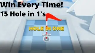 How to Win Arctic Every Time (15 hole in 1's) | Roblox Super Golf