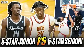 Top 5 senior Caleb Wilson and 5⭐️ junior Toni Bryant Face Off at Holiday Hoopsgiving 🤬🔥