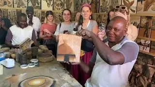 MPTP Vlog: Sand Art/Painting Demonstration- Senegal🇸🇳