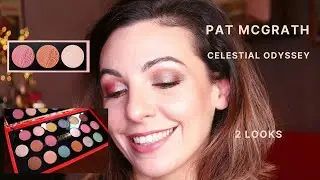 Pat McGrath Celestial Odyssey Holiday Collection 2021-Prime Impressioni- Swatches-2 Looks