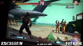 Exc355um [Akuma] vs Vitriol [Makoto] BHB R4 05 April 2012