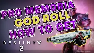 Destiny 2 - Pro Memoria God Roll for PvE - How To Get It