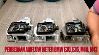#airflow #airflowmeter #bmw PERBEDAAN AIRFLOW METER BMW E30 M40 (thn 88-91) dan E36 M40/M43
