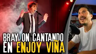REACCIONO  a lo que fue BRAYON cantando en ENJOYVIÑA ( compilado de videos de fans)