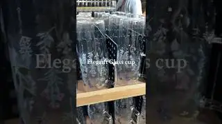 🔍 How modern factories shape drinkware #glassmaking #factorytour #satisfying #industrial #cups