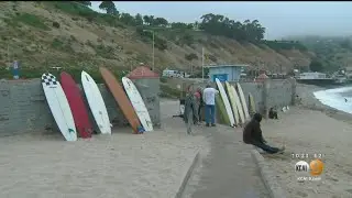 Iconic Wall At Surfrider Beach In Malibu In Danger Of Falling