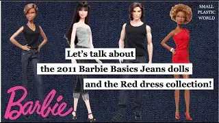 Let's talk about the Barbie Basics Jeans and Target Exclusive Little Red Dress dolls!