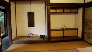 「秋猿」 ・ 「ツクヨミ」 榎俊幸、泉涌寺（京都）本坊、床の間