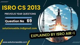 ISRO 2013 | DLD | HAMMING CODE | 16-BIT |ISRO TEST SERIES | SOLUTIONS ADDA | EXPLAINED BY ISRO AIR-1