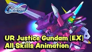 UR Justice Gundam [EX] All Skills Animation - SD G Generation Eternal