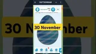 Yaytsogram 30 November Cipher Code | Today Yaytsogram Cipher Code #yaytsogram #airdrop #chiphercode