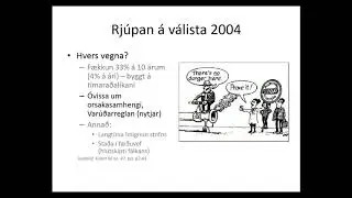 Veitir v&aacute;listi vernd? &Oacute;lafur Karl Nilsen - Rj&uacute;pan, vins&aelig;lasta vei&eth;ibr&aacute;&eth;in &aacute; v&aacute;lista!