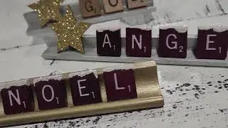 FOR SALE! Scrabble Tile Christmas Plaques - SEE DESCRIPTION FOR LINK!