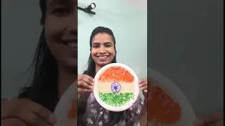 Indian flag craft from rice, Creative craft ideas #india #indian #flag #trending #diy #artandcraft