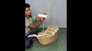Nau Ka Art & Craft | Boat Art Using Waste Material | Easy DIY Boat Craft | Best School Project Idea&rdquo;