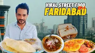 Viral Street Foods in Faridabad | Desi Snacks #StreetFood #viralfood #FoodVlogIndia