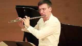 Mario Caroli Jolivet Sonate for flute and piano Violent