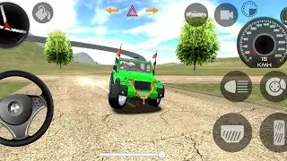 Modified mahindra thar ☠️ indian games thar car wala game android games android game green thar ☠️