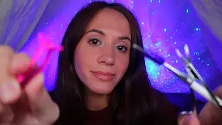 ASMR / Doing Your Eyebrows For Sleep (personal attention)