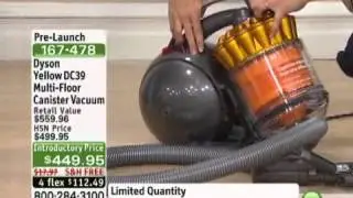 Dyson DC39 Multi-Floor Canister Vacuum with Accessories