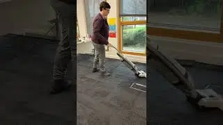 Darran Cleaning commercial office carpets in Leeds using low moisture cleaning techniques in Leeds. 