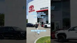 Asking Toyota employees what their first car was and what they drive now!
