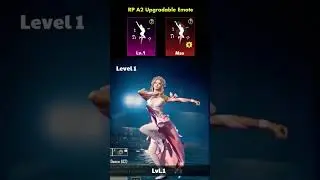 RP A2 upgradable Anime Danceing Emote #bgmi #pubgmobile #shorts