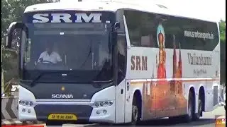 FULL VIDEO ON TNSTC BUS CHASED BY SRM SCANIA BUS FROM COIMBATORE CITY TO OUTER BYPASS