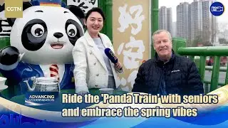 Live: Ride the 'Panda Train' with seniors and embrace the spring vibes