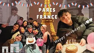 MERAYAKAN BIRTHDAY REI DI DEPAN MENARA EIFFEL✨🇫🇷 🇫🇷 #DIMVLOG11 🇫🇷🇫🇷