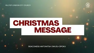 Christ Is Born, Hope Lives On | Christmas Day Message
