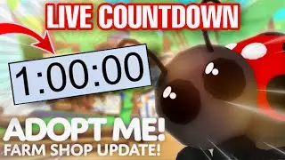 🔴 LIVE Adopt Me FARM SHOP UPDATE COUNTDOWN! + GIVEAWAY | OFFICIAL COUNTDOWN TIMER | CleverFlower