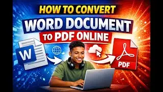 Convert Word document to PDF online in seconds.#microsoftword#ilovepdf#pdf