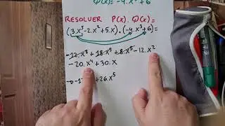 Polinomios: Multiplicación, División (Teorema de Ruffini) y Teorema del Resto.