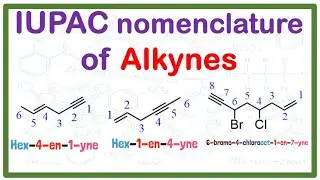 Номенклатура алкинов IUPAC