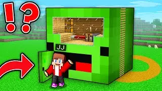 JJ build Mikey Cursed house in Minecraft ! (Maizen)