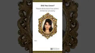 #RowanBlanchard ethnic ancestry #DidYouKnow #armenian #spykids #girlmeetsworld #teenchoice #crush