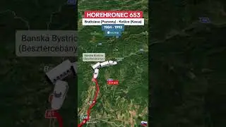 HOREHRONEC 653: Bratislava (Pozsony) - Ko&scaron;ice (Kassa) #travelboast #bratislava #kosice #travel