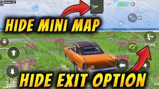 HOW TO HIDE MINI MAP & VEHICLE EXIT BUTTON IN WOW MAP | WOW MAP ADVANCED SETTINGS