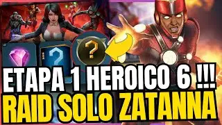 FINALMENTE ELA VOLTOU !!! RAID ZATANNA HEROICO 6 - ETAPA 1| INJUSTICE 2 MOBILE
