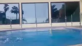 Swim current machine for endless pool