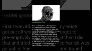 Anon got mogged by a waiter