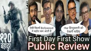 120 Bahadur Movie Public Review First Day First Show || Public Reaction First Day || Farhan Akhtar