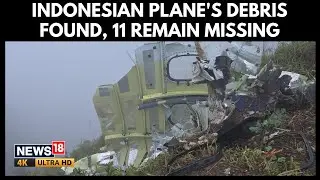 Indonesian ATR 42-500 Missing With Eleven Aboard, Debris Found Near Mountain | 4K