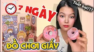 7 NG&Agrave;Y CHƠI ĐỒ CHƠI GIẤY😱To&agrave;n S&aacute;ch Tr&ograve; Chơi Hay✨🍊🪼