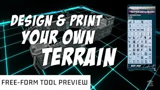 Design & 3D Print Your Own Terrain 🛸 BeamDown: Free-form Tool Preview